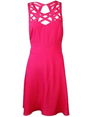 Guess Women's 'Lauren' Crisscross Cage-Yoke Dress