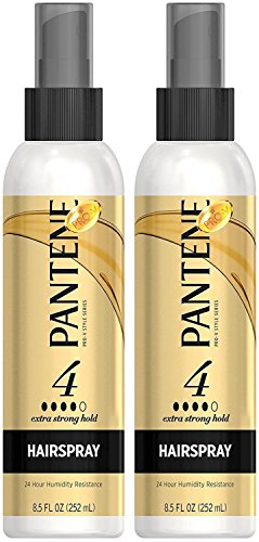 Pantene Pro-V Style Series - Non-Aerosol Hairspray - Extra Strong Hold (4) - Net Wt. 8.5 FL OZ (252 mL) Per Bottle - Pack of 2 Bottles
