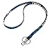 Vera Bradley Zip Id Case and Lanyard in Canterberry Cobalt
