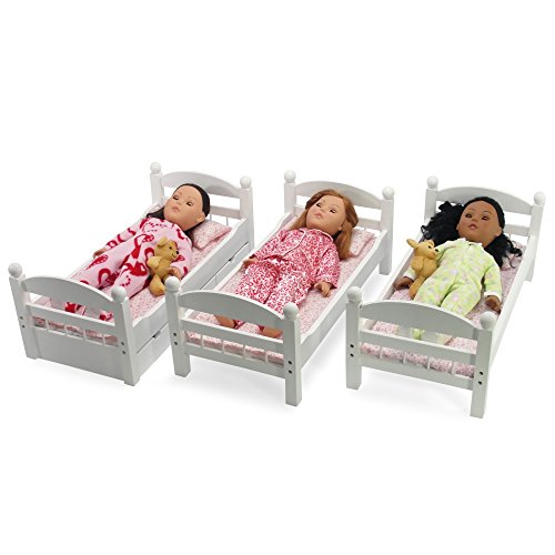 Emily Rose 18 Inch Doll Furniture 3 Single Stackable 18inch Doll