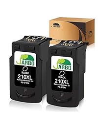 jjarbo Cartuchos de tinta remanufacturados Canon PG-210 X L CL-211 X L trabajado con Canon Pixma iP2700, iP2702, MP240, MP250 MP270 MP280 MP460 MP490 MP495 MP499, 2 negro