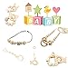 Baby Love Home Wood Nursing Jewelry Combination Package Crochet Wooden Beads Creative Wooden Teether DIY Teething Necklace Kit