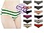 Sexy Basics Women's 12 Pack Cotton Spandex Flexible Fit Hipster Panties