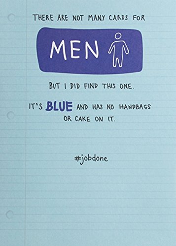 Paperlink Birthday Card (PLK3036) - Funny - There Are Not Many Cards For Men