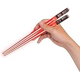 Sabers Chop Lightsaber Led Light Up Star Wars Chopsticks 1 Pair Darth Red