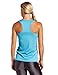 ASICS Women's Circuit 7 Singlet,Cyan Blue,Medium