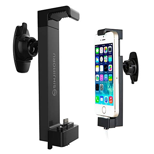 Sinjimoru iPhone Car Dock, Dashboard Car Cradle/Car Mount for Apple iPhone XR/XS max/X / 8/7/ 6 Including iPhone Charging Cable. SinjiCar Kit, iPhone Basic Package - Thumbnail 2