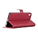 Cadorabo - Book Style Wallet Design for > Sony Xperia XA ULTRA < with 2 Card Slots and Stand Function - Etui Case Cover Protection Pouch in CANDY-APPLE-RED