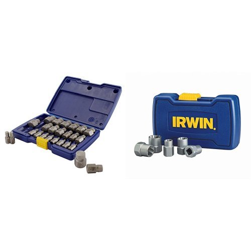 IRWIN 25-Piece Hex Head Multi-Spline Extractor Set with 5-Piece Bolt-Grip Extractor Base Bundle