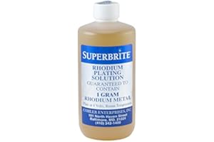 EWBOB Cohler Superbrite Rhodium Plating Solution, Acid-Based
