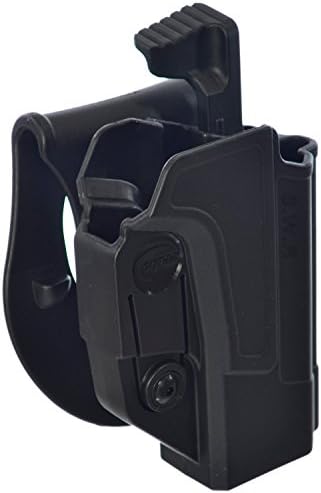 Orpaz Glock 26 Thumb Release Holster Black Polymer with 360 Rotation Paddle with Tension Adjustment + MII Tactical 11 in 1 survival tool