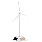 Solar Wind Toy Solar Powered Wind Mill ABS Plastic Mini Wind Turbines Home Decor Toy