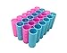 Magnetic Hair Roller, Straighter Cylindrical Plastic Curler Hair Rollers, Various Colors (7/8” D Medium)