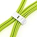 VOJO 4ft Tangle-Free Micro USB Cable [Green], High Speed USB 2.0 Male A to B Sync & Charging Cord for Android, External Battery Pack, Cameras and More