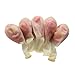 Mybbshower Metallic Gold Blush Pink Heart Confetti Balloons for Bachelorette Party Decoration 10 Inch Pack of 5