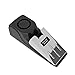 Trademark Home Collection Door Stop Alarm – Portable Door Stopper with Siren for Home, Hotel, or Dorms – Low, Medium, and High Sensitivity Settings, Black, One Size