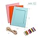 Woaiwo-q 20 Pack Wall Deco DIY Paper Photo Frame with Mini Clothespins - Fits 4