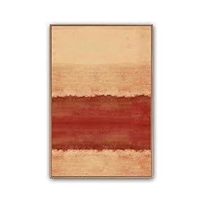 signwin Framed Canvas Wall Art Abstract Color Block...