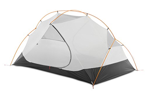 MIER 2 Person Camping Tent Double Layer 4 Season Lightweight Backpacking Tent with Footprint, Quick Setup Waterproof Dome Tent, Orange