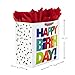 Hallmark Extra Large Birthday Gift Bag with Tissue Paper (Happy Birthday Lettering)