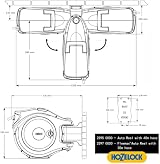 Hozelock Auto Reel 2595 40m Hose Wall Mount Pivot Self-Rewinding view 9