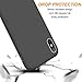 DTTO Case for iPhone X Case 2017(ONLY), [Not for iPhone Xs], [Romance Series] 1st Generation Silicone Gel Rubber Anti-Scratch Shockproof Case for iPhone X (2017), Space Gray