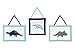 Sweet Jojo Designs Wall Hanging Decor Accessories for Blue and Green Modern Dinosaur