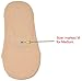 NUDE HALF TOE NO SHOW LINER SOCKS … (MEDIUM 7 NUDE SOCKS)(Sizes 8-10)