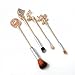 REINDEAR GOT Game of Thrones Costume Brushes Merchandise - Daenerys Targaryen Stark Mother of Dragon Iron Throne Makeup Brushes (Rose Gold)