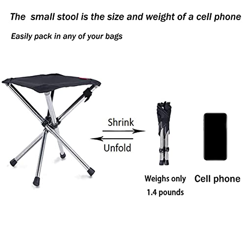 Camping Stool, Portable Lightweight Foldable Compact Camping Foot Stool