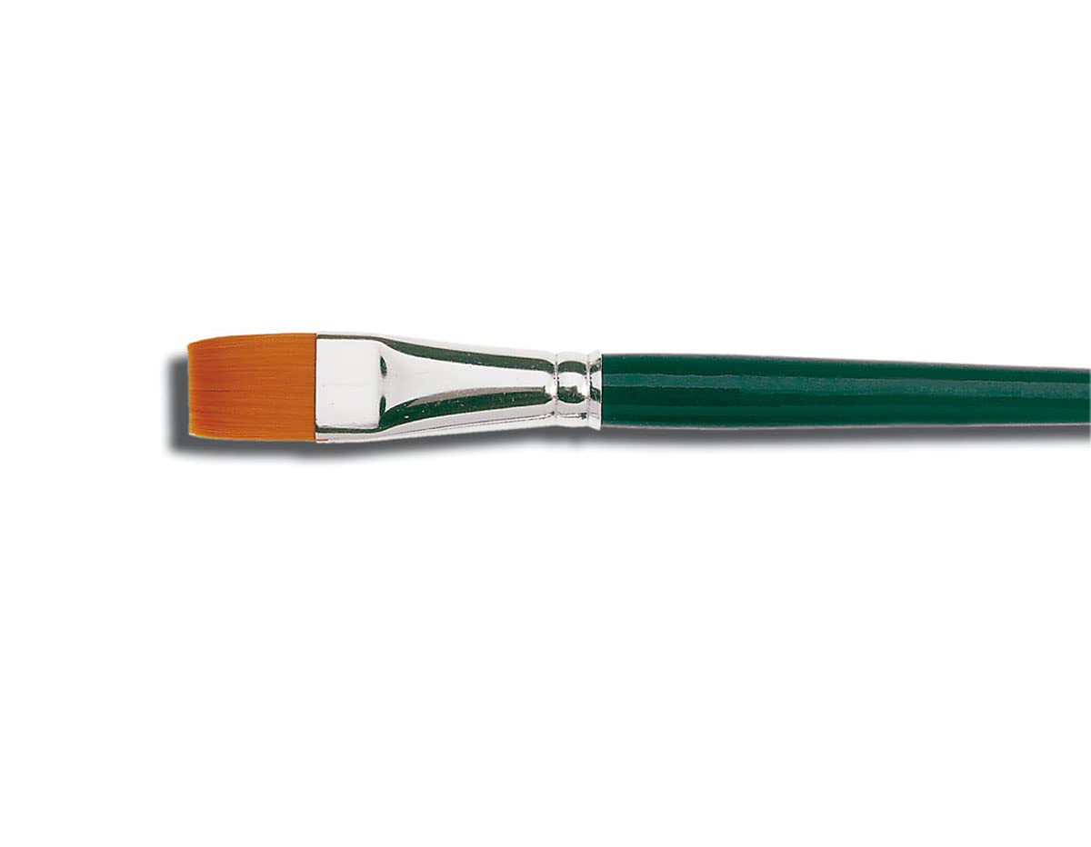 KREUL 721104 – Basic Fine Nylon Flat Brush, Size 4