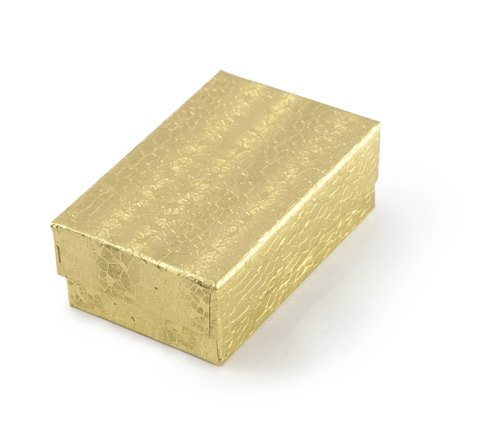 Gold Foil Jewelry Box #21 (Case of 100)