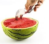 The Mibia Watermelon Slicer, No Mess, No Stress, Neat And Easy With Juicy Slices Of Melon, Fruit Slicer Multi-Purpose Stainless Steel, Smart Kitchen Gadget, Dishwasher Safe Kitchen Tool (Misc.)