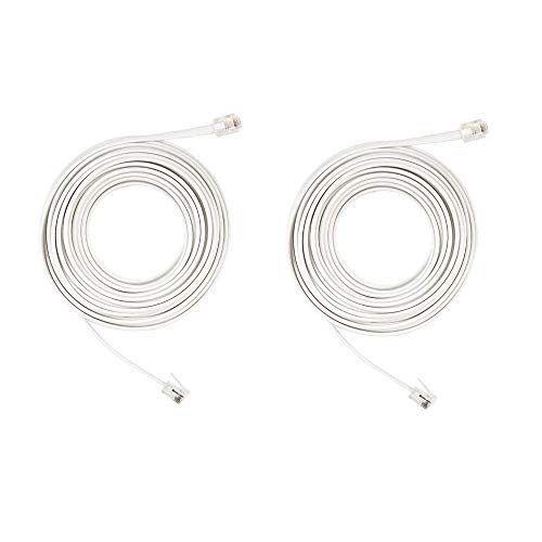 25 ft. Corded Phone Line, White (2-Pack) - Thumbnail 4
