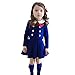 Weixinbuy Baby Girls Long Sleeve Preppy Style Autumn Dress