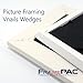 FramePac V Nails for Picture Frames Hardwood 12mm (1/2 Inch) [400 V-Nail Pack, Loose] - (for use in Manual V Nailer for Picture Framing, Hand V Nailer for Picture Frames, Manual Picture Frame Joiner)