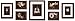 Gallery Solutions 7-Piece Create-A-Gallery Studio Frame Set, Walnut
