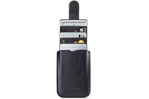 5 Pull Up Phone Card Holder Stick on Wallet, RFID Blocking Sleeve, Pouch with 3M Adhesive Tape Compatible with iPhone, Androi