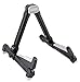 Guitar Stand, Ohuhu A Frame Portable Guitar Floor Stands Adjustable Light Weight Foldable Guitar Holder for Guitar, Bass, Violin, Ukulele, Banjo, Mandolin (Black) (1 - Pack)