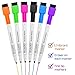 kedudes Set of 12 Magnetic Dry Erase Markers with Eraser Cap Tips. Magnetic Feature Is Great To Use On Fridge, Locker, Etc.