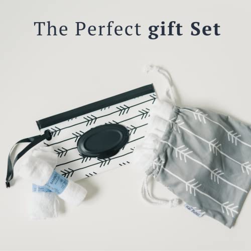 Bamboo Baby Washcloths 2 Layer Ultra Soft Bamboo Towels Gift Set by