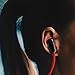 In-Ear Bluetooth Headphones, Jarv NMotion Advance Lightweight Wireless Earbuds w/ On-Board Controls and HD Premium Sound - Red