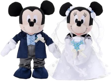 Amazon ディズニー ブライダル ミッキーマウス ミニーマウス 洋装 S ぬいぐるみ おもちゃ