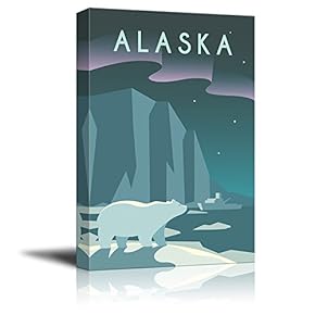 Alaska Travel Illustrati Art