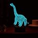 Dinosaur Night Light 3D Kids Bedside Lamp 7 Colors Change Dinosaur Toys Optical Illusion Night Lights Ideas Birthday Gifts for Kids Baby Girls Boys (Diplodocus 01)