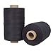 Crafteza Black Color Warp Thread for Weaving Loom | Made in India | 1 Spool of 850 Yards 8/4 Warp Yarn 100% Cotton| Perfect Warping Thread for Weaving Tapestry Rug Blankets Woven Wall Hanging Crafts