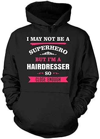 Funny Gift For A Superhero Hairdresser Velveteen Heavy Blend Pullover Adult Unisex Hoodie Sweatshirt