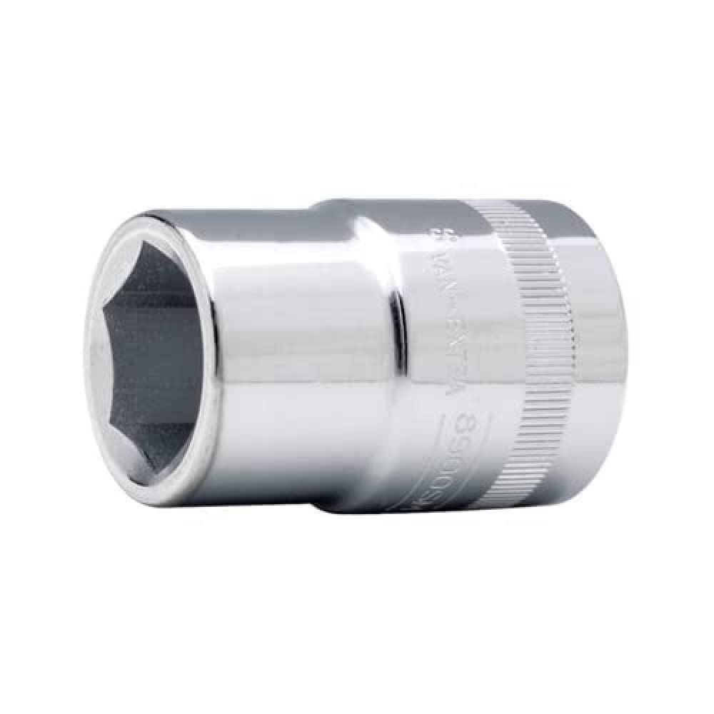 Bahco 8900SM-50 Standard Length Socket, Silver, 3/4-Inch Hex 50 mm