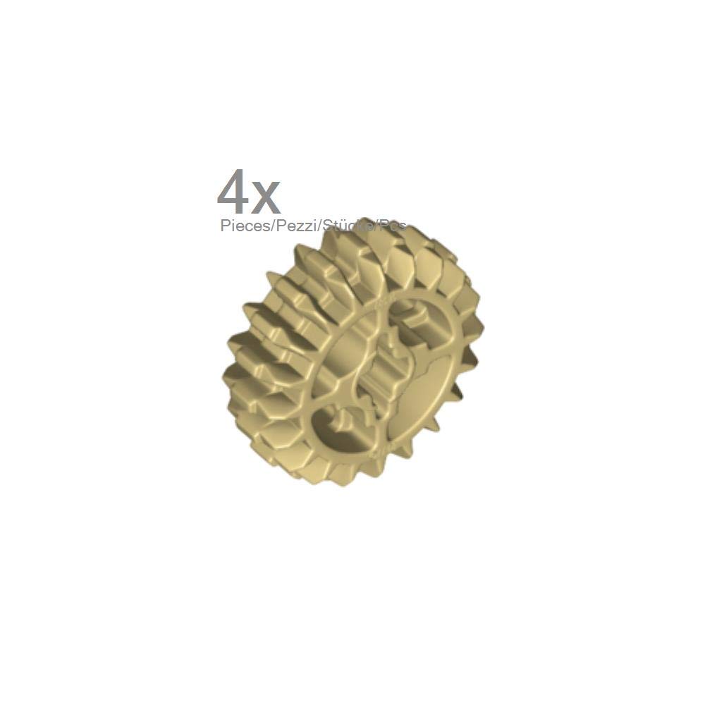 LEGO 4x 32269 Technic Gear 20 Tooth | Tan