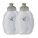 2 Leakproof Sports Water Bottles for Marathon with Push Pull Cap, Flask Replacement for Hydration Running Belt (10ounce/280milliliter)